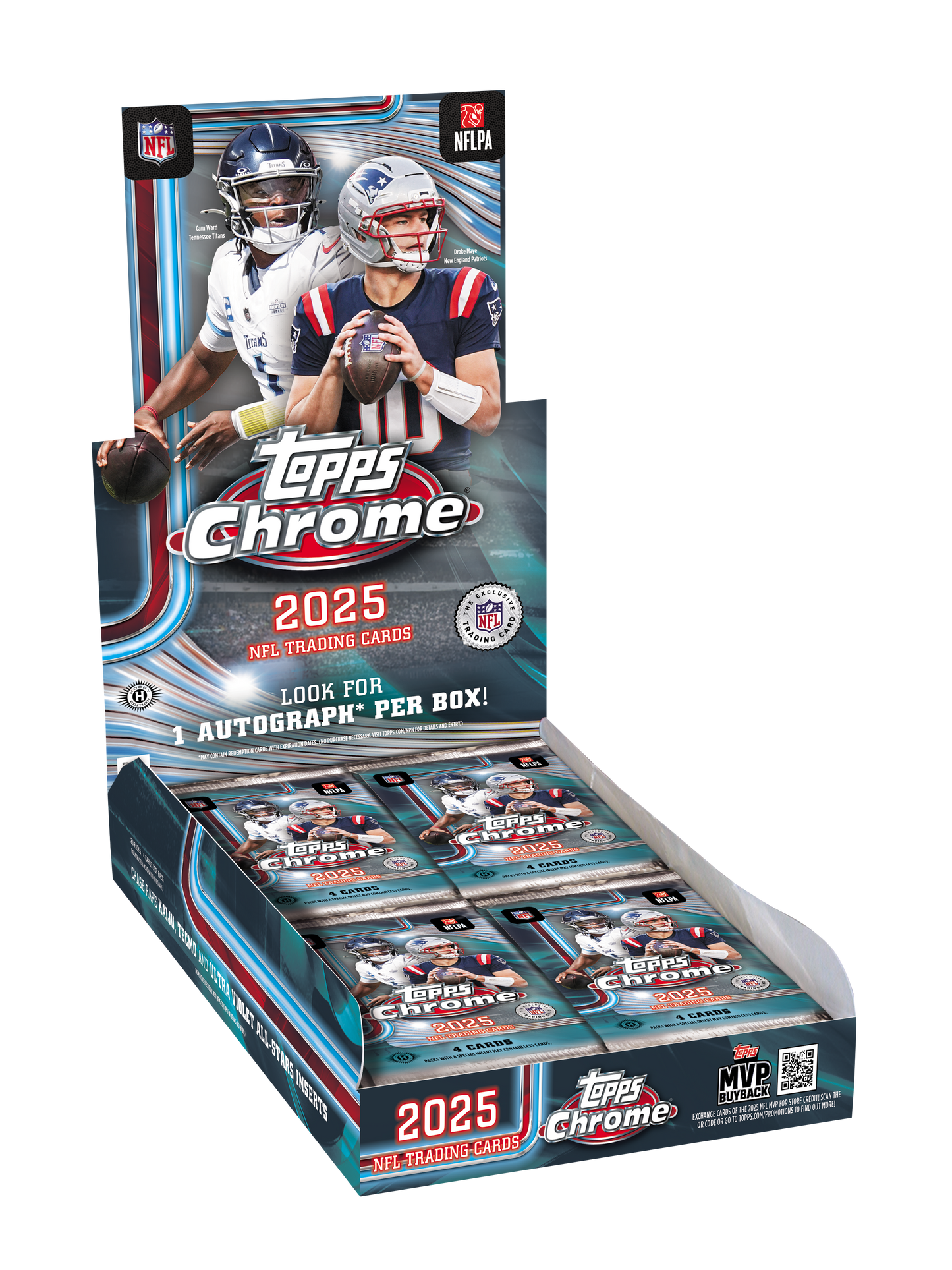 2025 Topps Chrome® Football - Hobby Box
