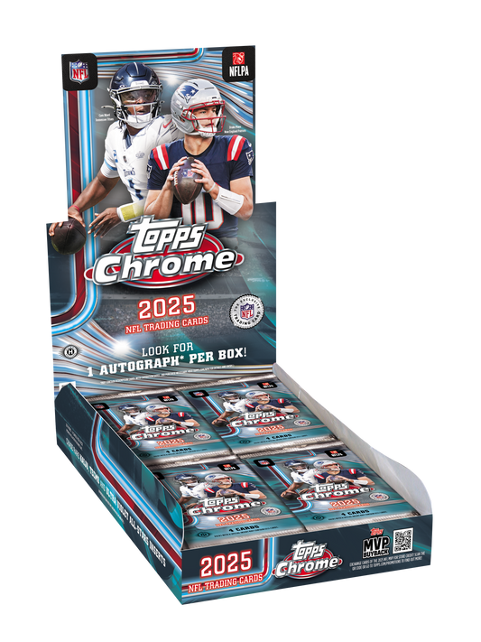 2025 Topps Chrome® Football - Hobby Box