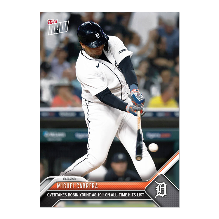 Miguel Cabrera  - 2023 MLB Topps NOW® Card 684 - PR: 851