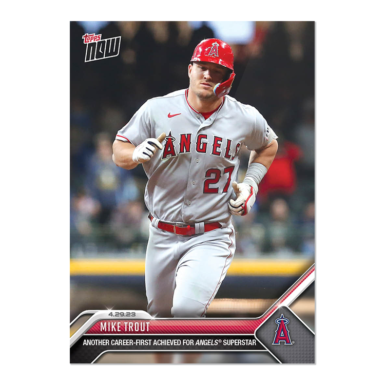 Mike Trout  - 2023 MLB Topps NOW® Card 209 - PR: 662