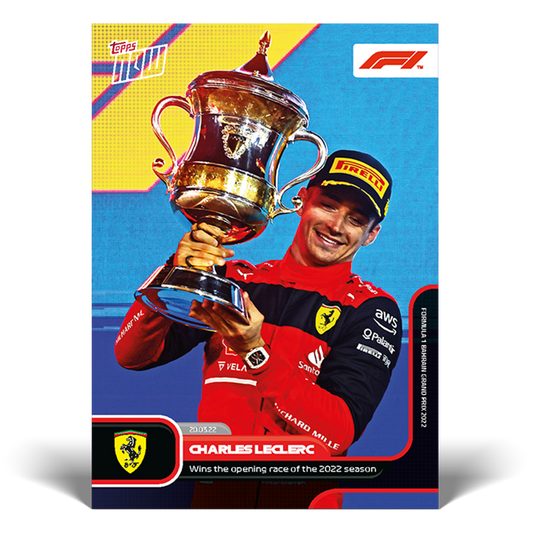 Wins the opening race of the 2022 season - F1 Topps NOW® Card #001 - PR: 5391