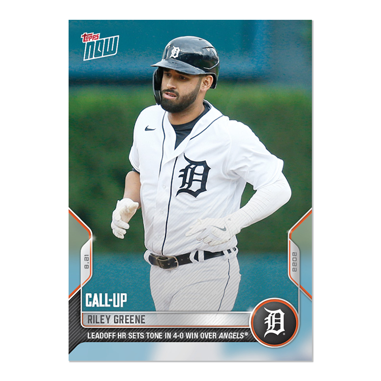 Riley Greene  - 2022 MLB Topps NOW® Card 756 - PR: 899