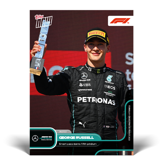 Smart pass earns fifth podium - F1 Topps NOW® Card #43 - PR: 1116