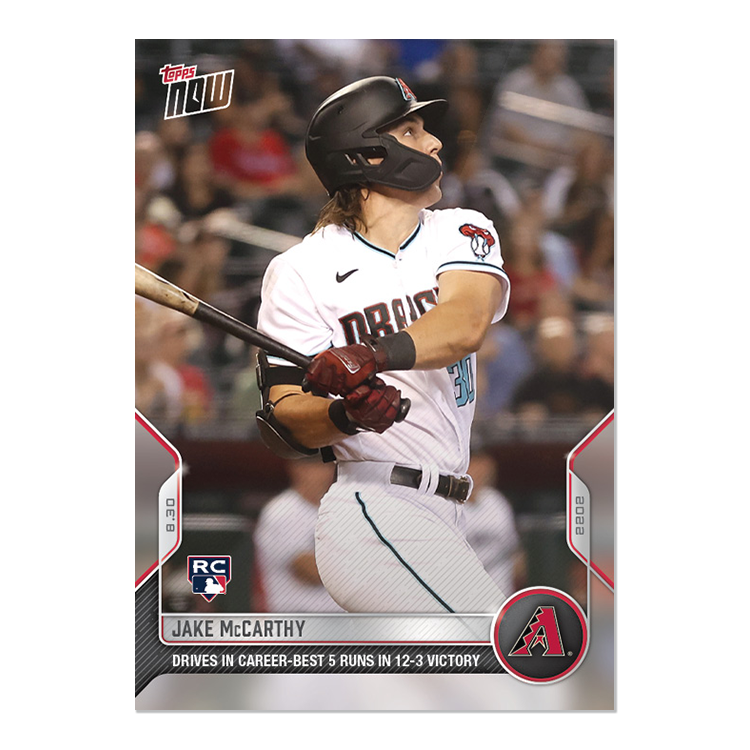 Jake McCarthy  - 2022 MLB Topps NOW® Card 811 - PR: 352