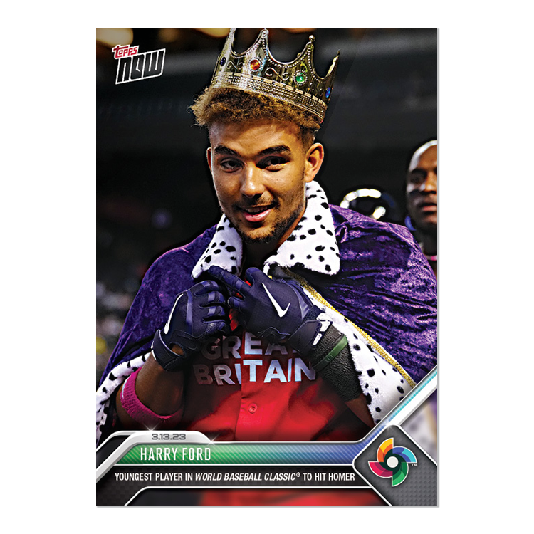 Harry Ford  - 2023 World Baseball Classic Topps NOW® Card 37 - PR: 1448