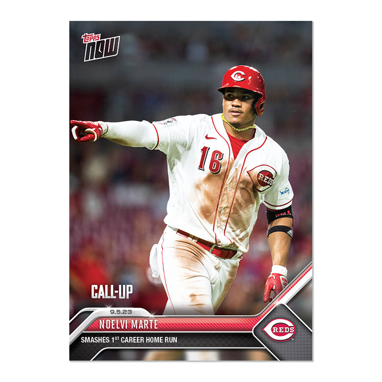 Noelvi Marte  - 2023 MLB Topps NOW® Card 816 - PR: 1476