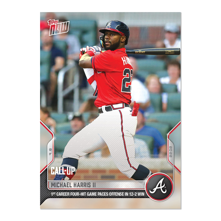 Michael Harris II  - 2022 MLB Topps NOW® Card 493 - PR: 2531