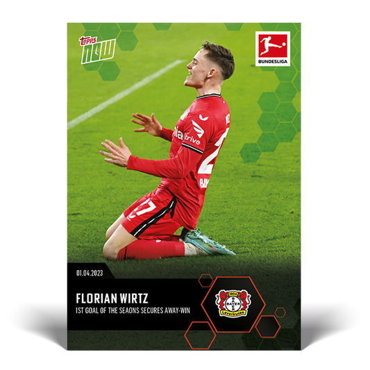1st goal of the season secures away-win - Bundesliga Topps NOW® Card #168 - PR: 161
