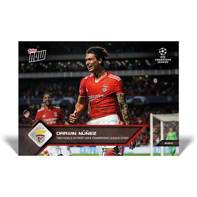 Two goals in first UEFA Champions League start - UCL Topps NOW® Card #43 - PR: 346