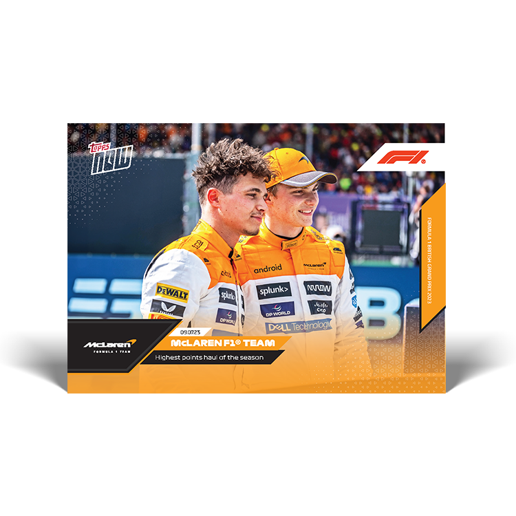 Highest points haul of the season - F1 Topps NOW® Card #30 - PR: 762