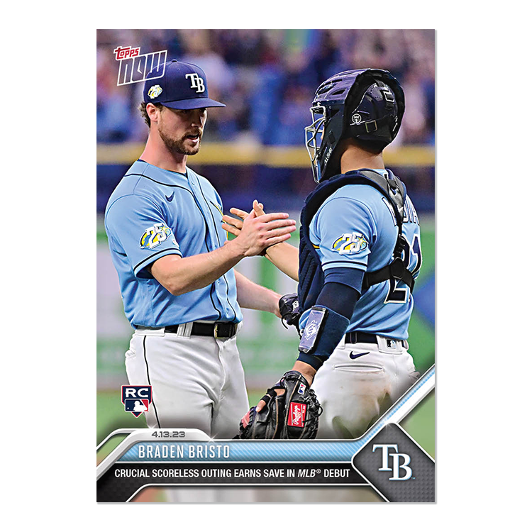Braden Bristo  - 2023 MLB Topps NOW® Card 115 - PR: 757