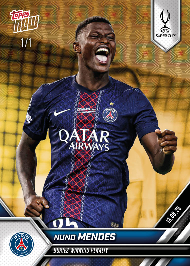 Nuno Mendes - 2025-26 UCL Topps NOW® Card 2