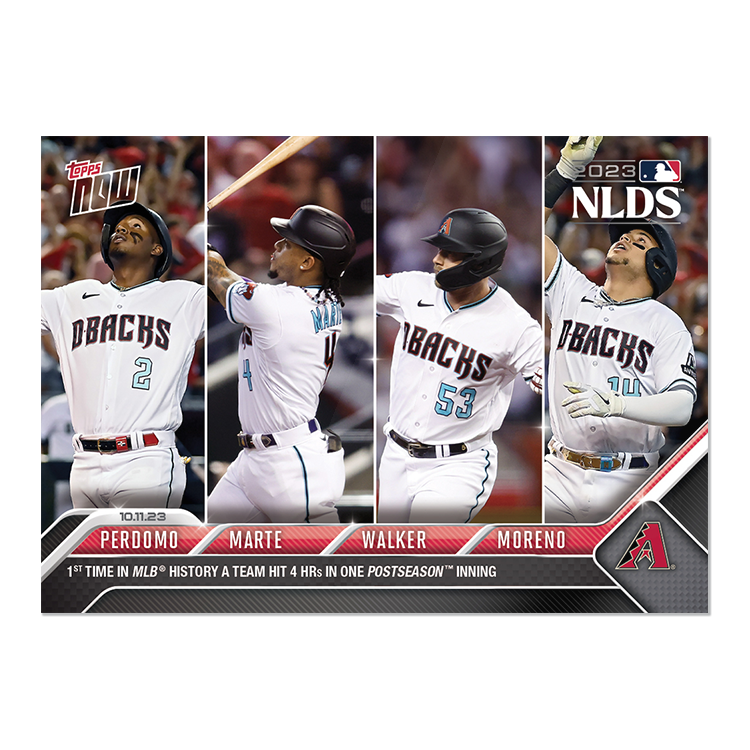 Geraldo Perdomo/ Ketel Marte/ Christian Walker/ Gabriel Moreno  - 2023 MLB Topps NOW® Card 996 - PR: 1069