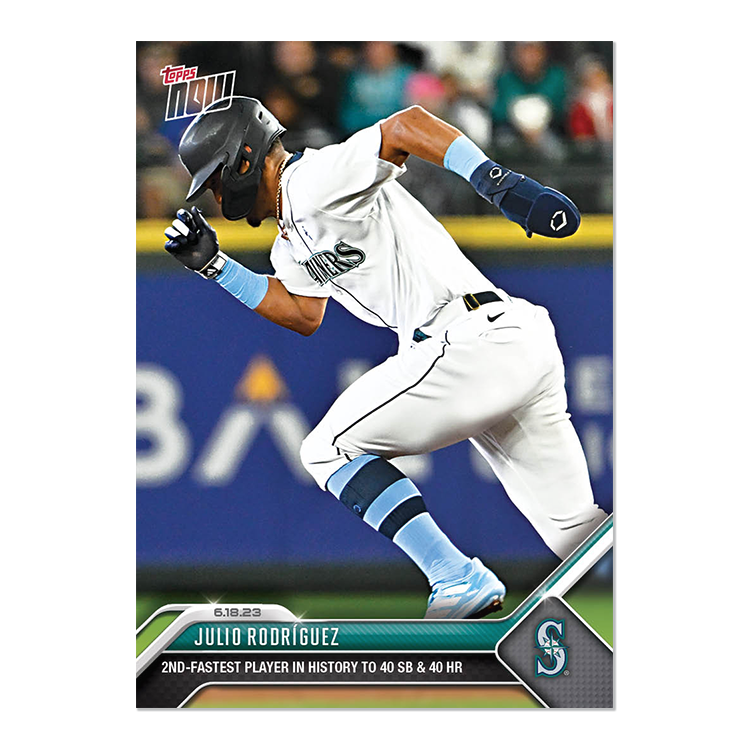 Julio Rodríguez  - 2023 MLB Topps NOW® Card 459 - PR: 917