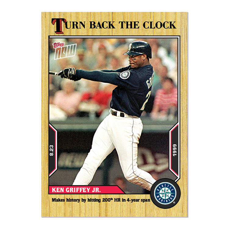 Ken Griffey Jr.  - 2022 MLB Topps NOW® Turn Back The Clock - Card 146 - PR: 582
