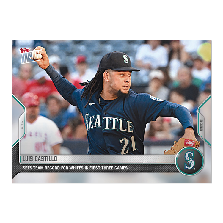Luis Castillo  - 2022 MLB Topps NOW® Card 716 - PR: 351