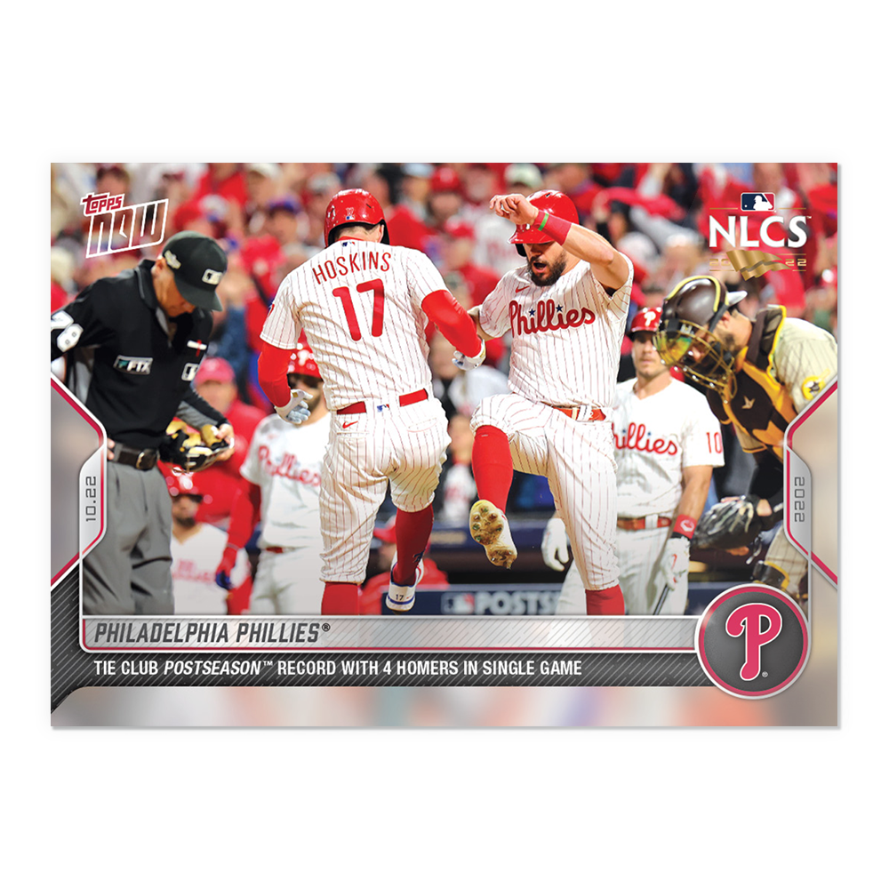 Philadelphia Phillies  - 2022 MLB Topps NOW® Card 1119 - PR: 786