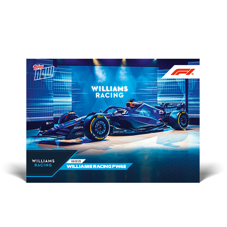 Williams Racing FW45 - F1 Topps NOW® Card #P004 - PR: 681