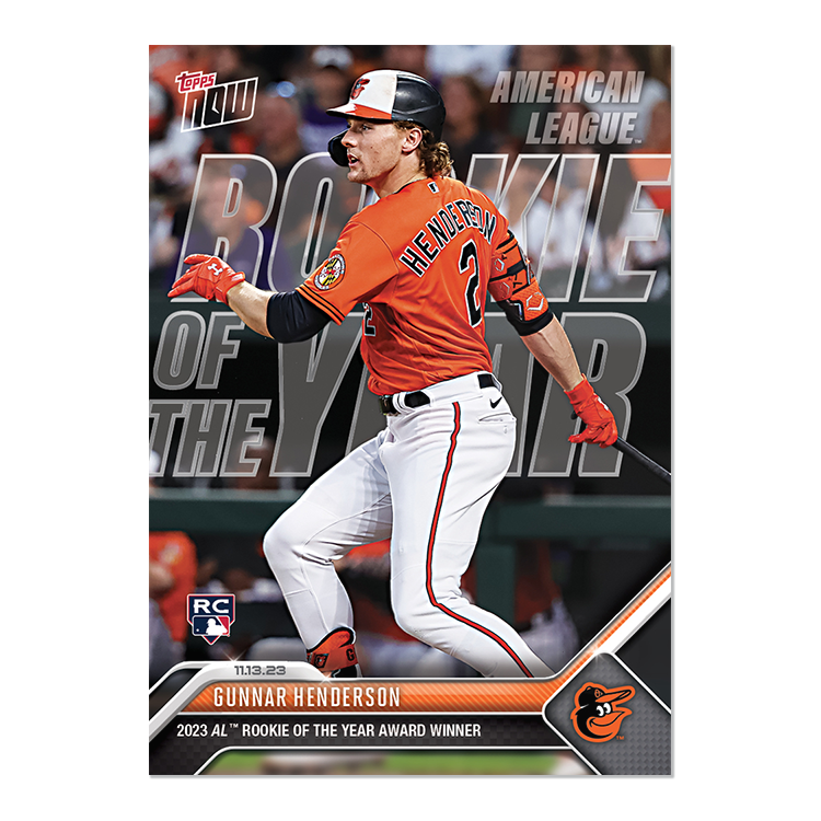 Gunnar Henderson  - 2023 MLB Topps NOW® Card OS10 - PR: 9368