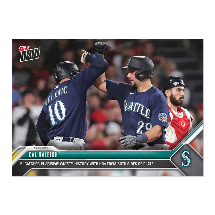 Cal Raleigh  - 2023 MLB Topps NOW® Card 296 - PR: 762
