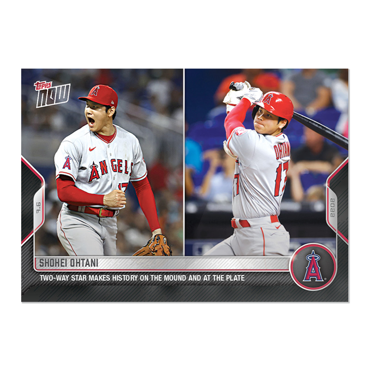 Shohei Ohtani  - 2022 MLB Topps NOW® Card 478 - PR: 5013