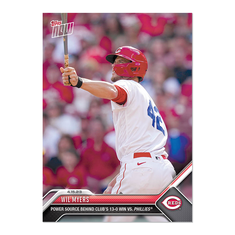Wil Myers  - 2023 MLB Topps NOW® Card 132 - PR: 302