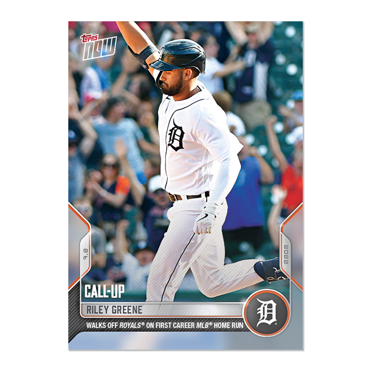 Riley Greene  - 2022 MLB Topps NOW® Card 457 - PR: 3653