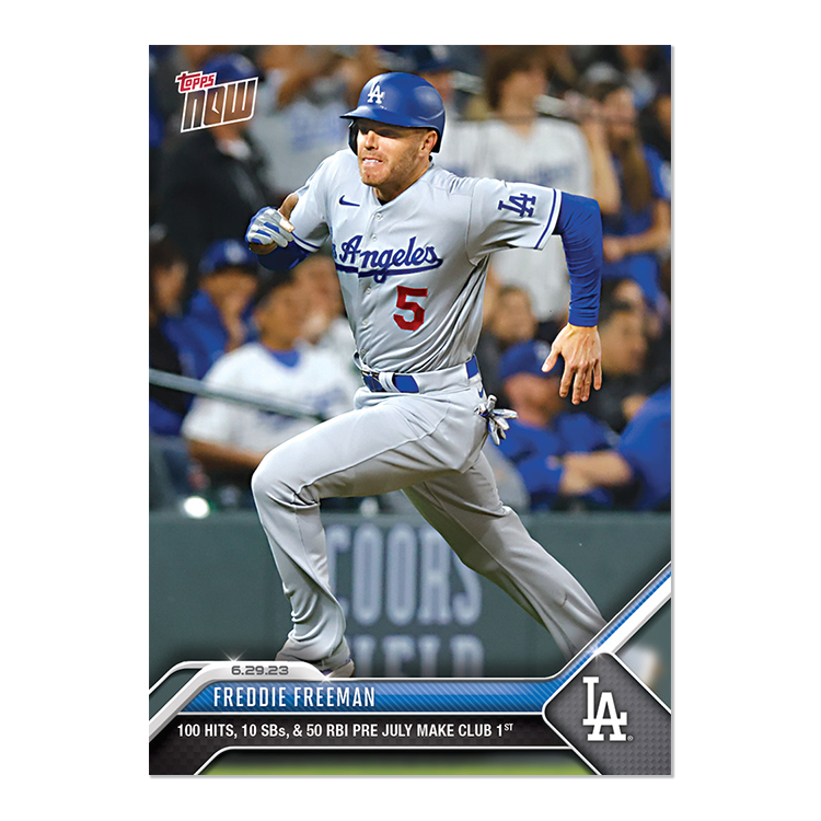 Freddie Freeman  - 2023 MLB Topps NOW® Card 512 - PR: 599