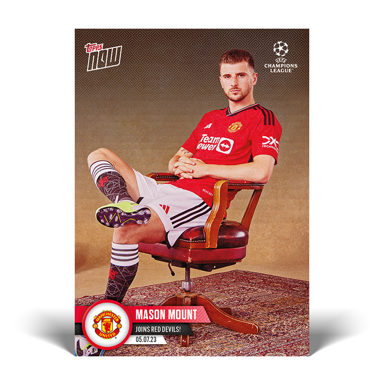 Joins Red Devils! - UCL Topps NOW® Card #127 - PR: 1055