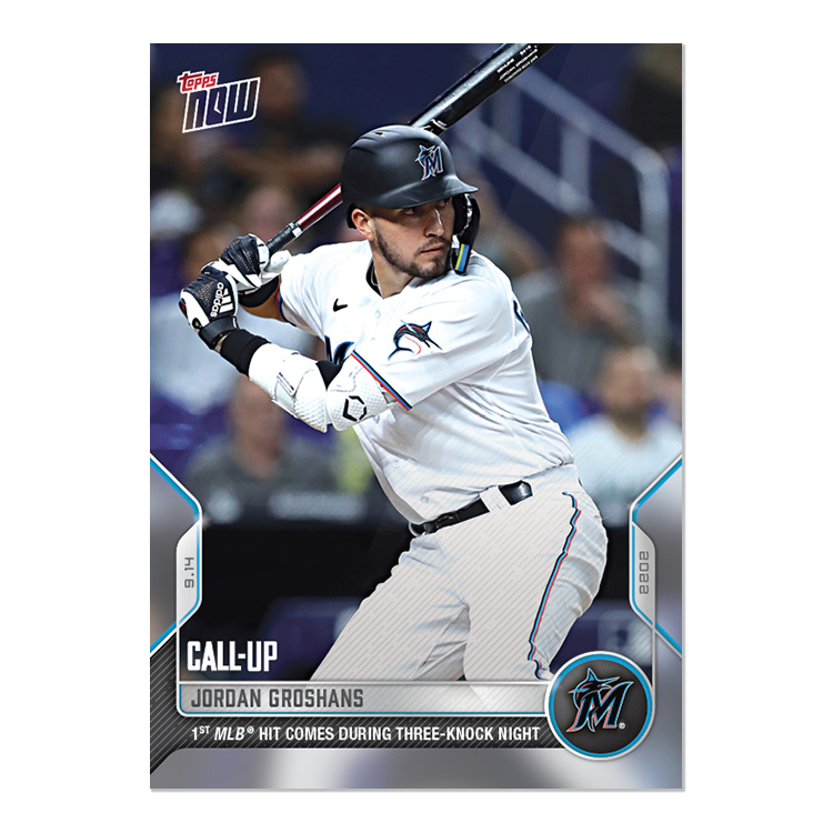 Jordan Groshans  - 2022 MLB Topps NOW® Card 905 - PR: 843