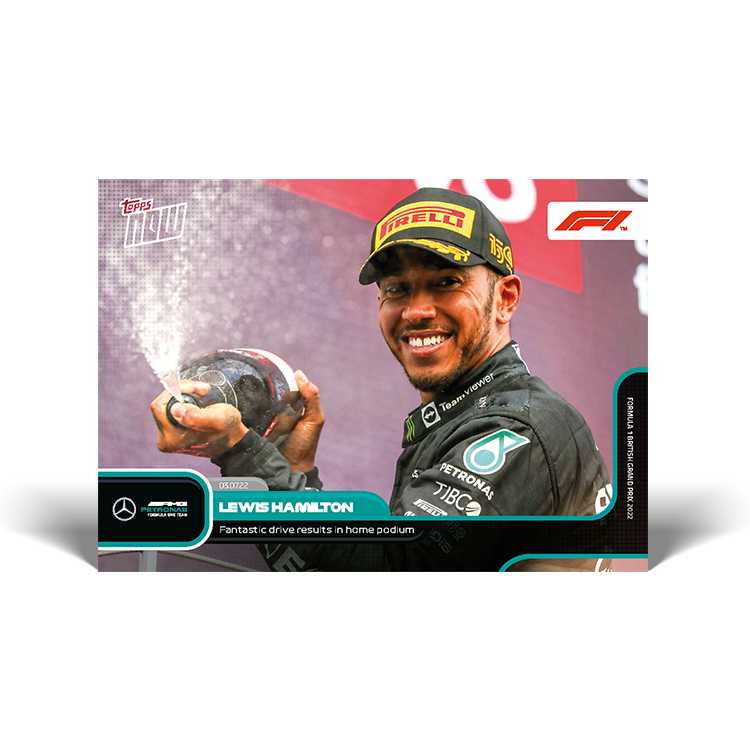 Fantastic drive results in home podium - F1 Topps NOW® Card #33 - PR: 1353
