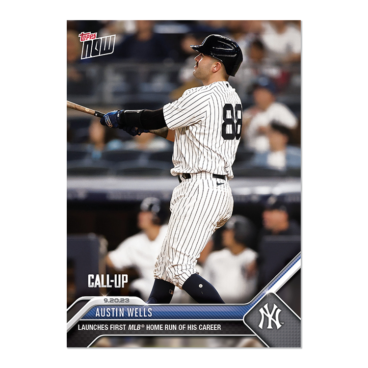Austin Wells  - 2023 MLB Topps NOW® Card 899 - PR: 1268