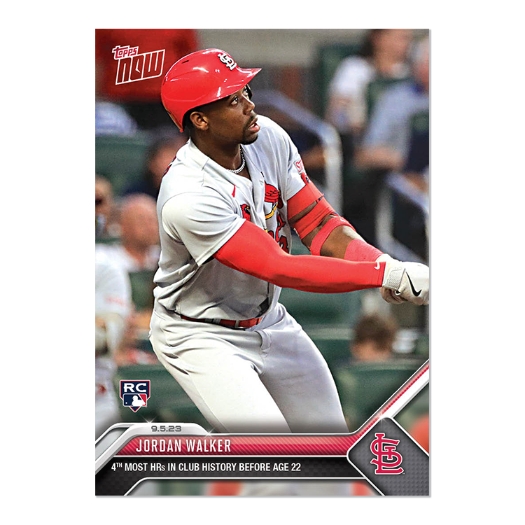 Jordan Walker  - 2023 MLB Topps NOW® Card 822 - PR: 1334