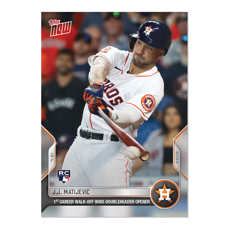 J.J. Matijevic  - 2022 MLB Topps NOW® Card 576 - PR: 519