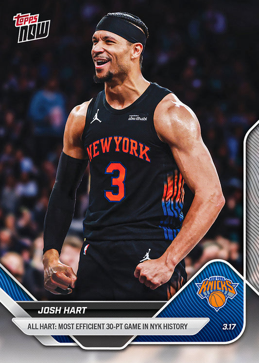 Josh Hart - 2025-26 NBA Topps NOW® - Card 211