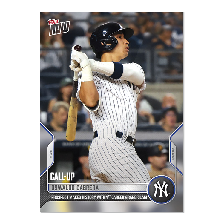 Oswaldo Cabrera  - 2022 MLB Topps NOW® Card 936 - PR: 974