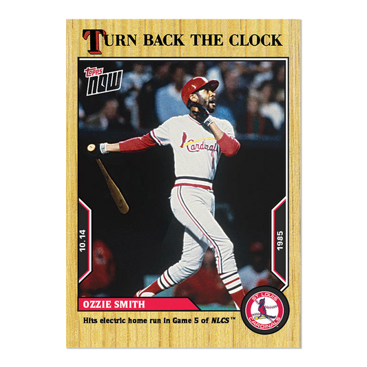 Ozzie Smith  - 2022 MLB Topps NOW® Turn Back The Clock - Card 198 - PR: 333
