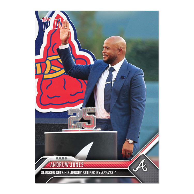 Andruw Jones  - 2023 MLB Topps NOW® Card 843 - PR: 808