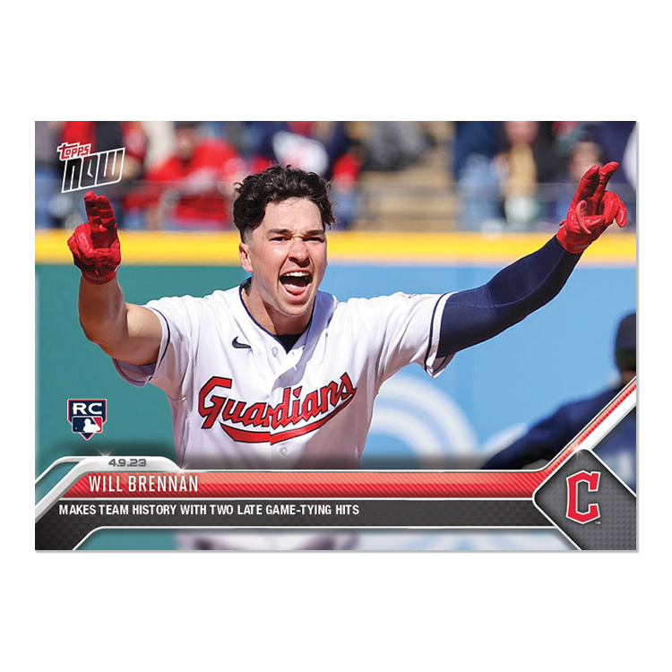 Will Brennan  - 2023 MLB Topps NOW® Card 81 - PR: 774