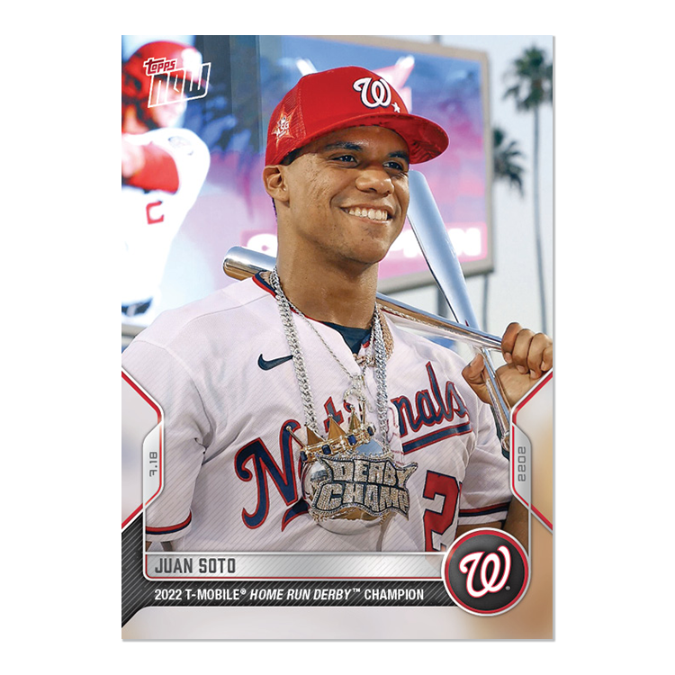 Juan Soto  - 2022 MLB Topps NOW® Card 567 - PR: 2314
