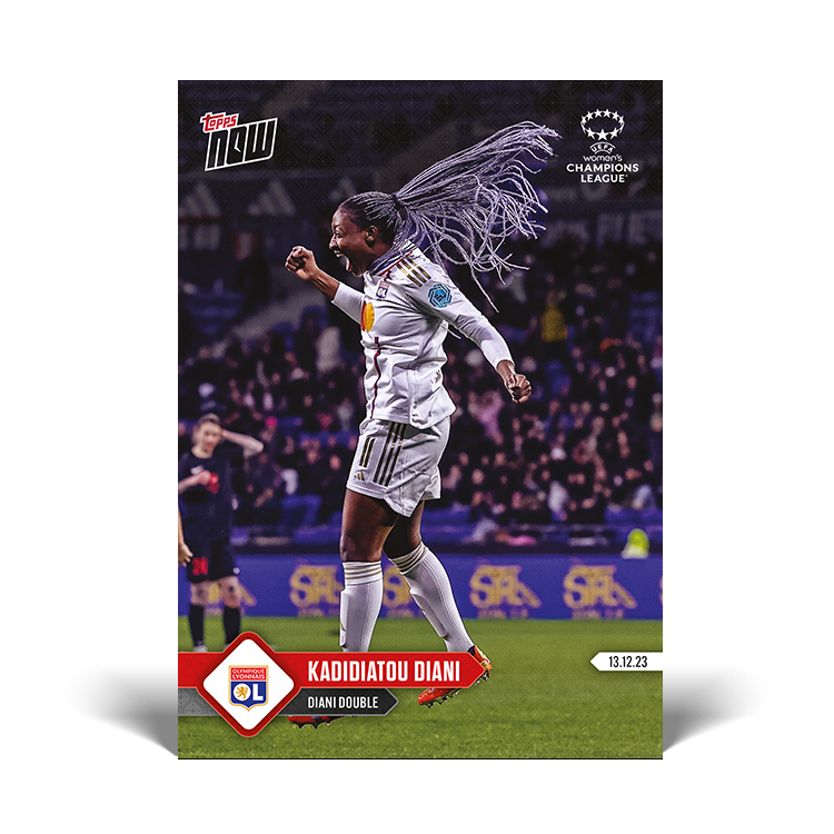 Kadidiatou Diani - Diani Double - UWCL Topps NOW® Card #8 - PR: 106