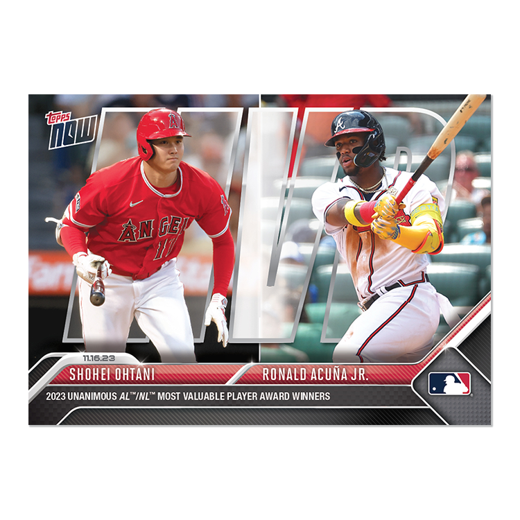 Shohei Ohtani/Ronald Acuña Jr.  - 2023 MLB Topps NOW® Card OS18 - PR: 11183