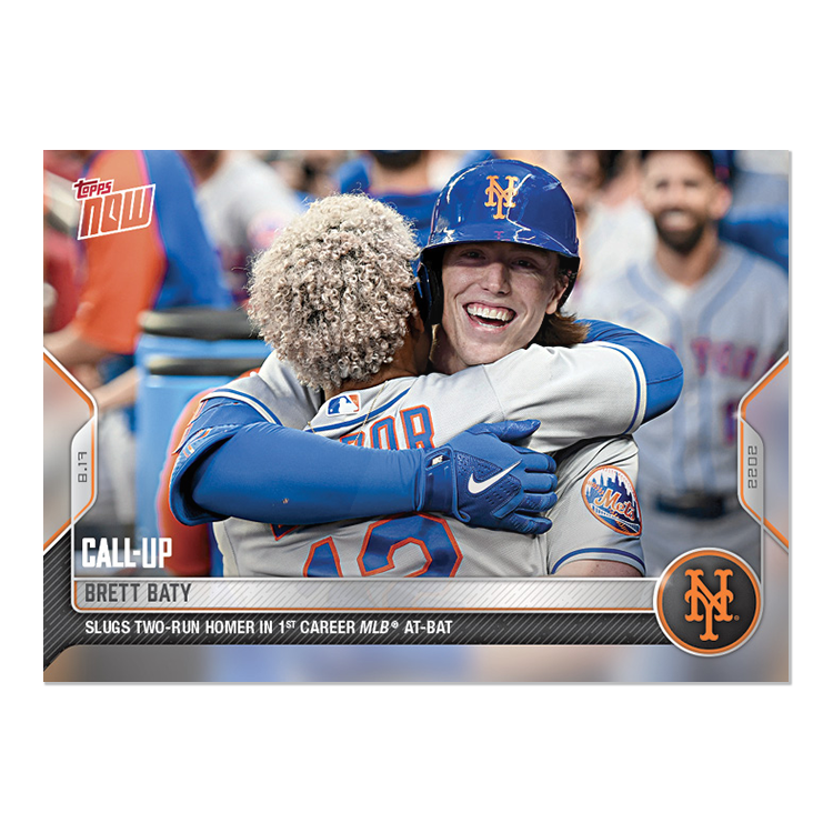 Brett Baty  - 2022 MLB Topps NOW® Card 729 - PR: 5558