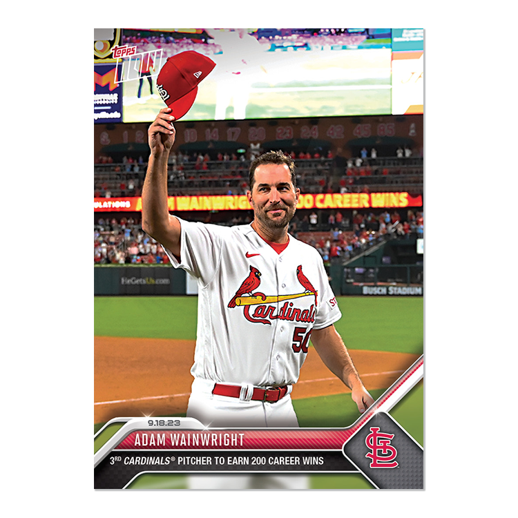 Adam Wainwright  - 2023 MLB Topps NOW® Card 885 - PR: 2603