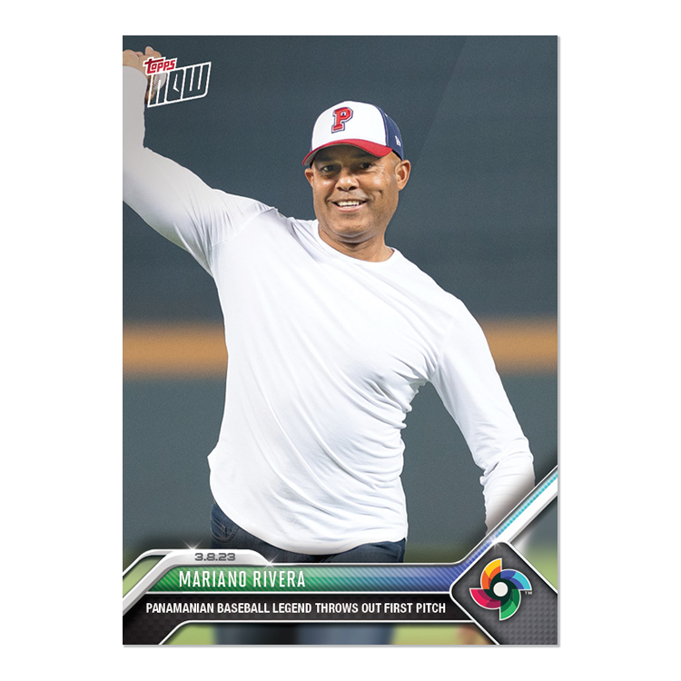 Mariano Rivera  - 2023 World Baseball Classic Topps NOW® Card 3 - PR: 579