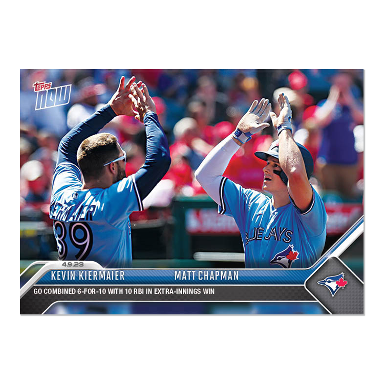 Kevin Kiermaier/Matt Chapman  - 2023 MLB Topps NOW® Card 85 - PR: 301