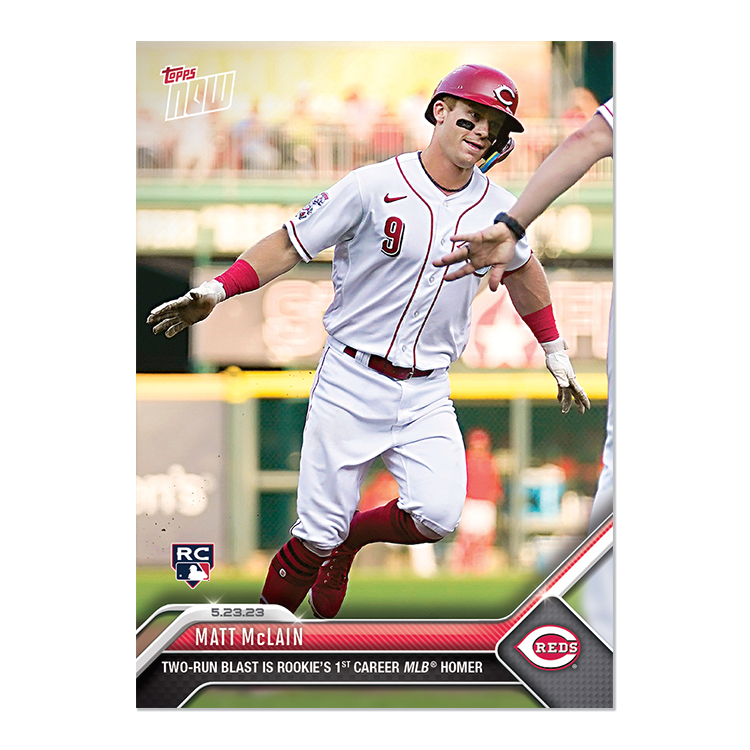 Matt McLain  - 2023 MLB Topps NOW® Card 333 - PR: 1229