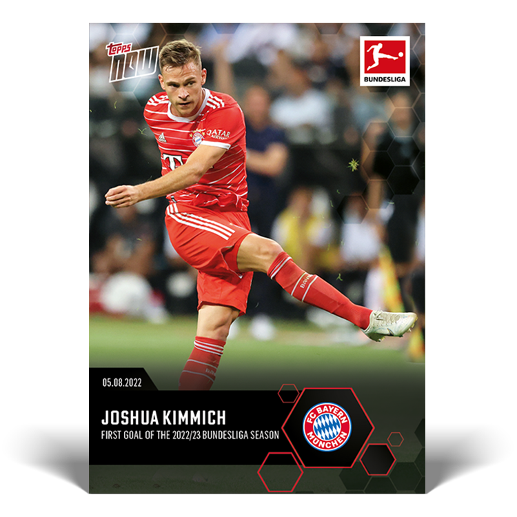 First goal of the 2022/23 Bundesliga season  - Bundesliga Topps NOW® Card #4 - PR: 160