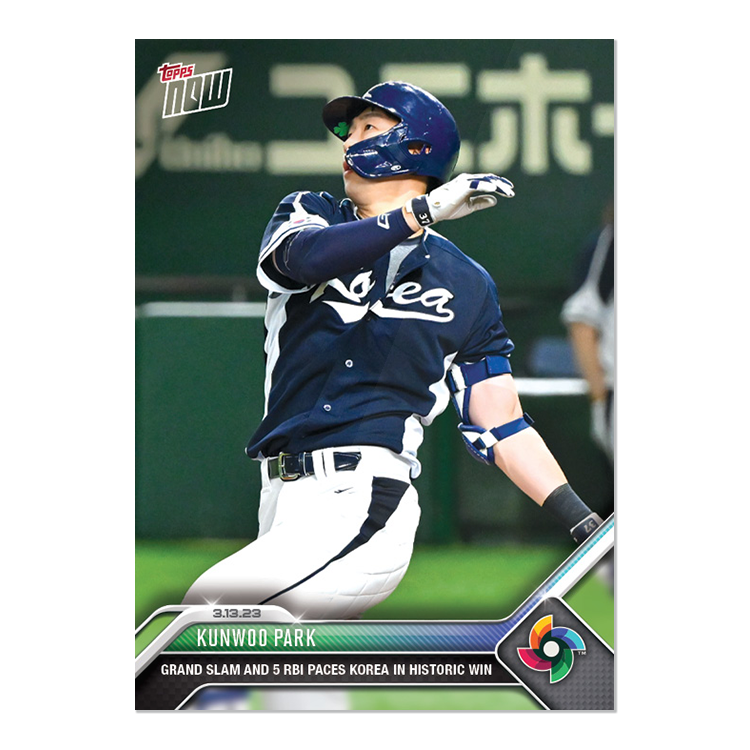 Kunwoo Park  - 2023 World Baseball Classic Topps NOW® Card 34 - PR: 303