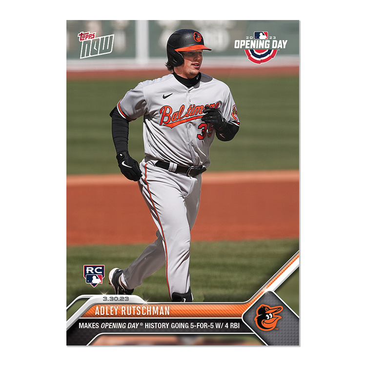 Adley Rutschman  - 2023 MLB Topps NOW® Card 4 - PR: 9064